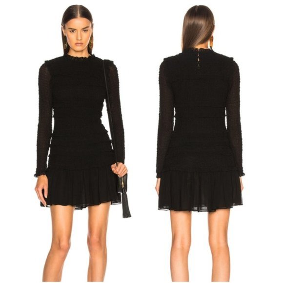 Ulla Johnson Gia Dress, long sleeves silk - Picture 2 of 3